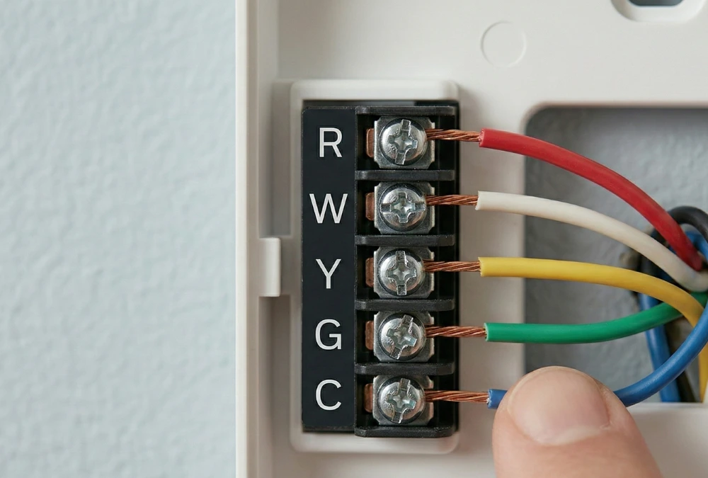 Honeywell thermostat wiring terminals R W Y G C explained